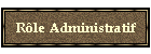 Rle Administratif
